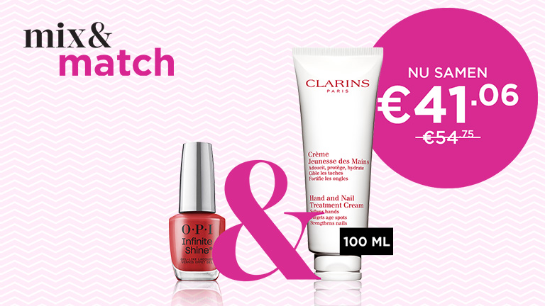 Combi Deal: OPI Infinite Shine+Clarins Hand and Nail
