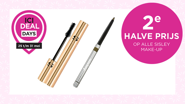 2e halve prijs op alle Sisley make-up