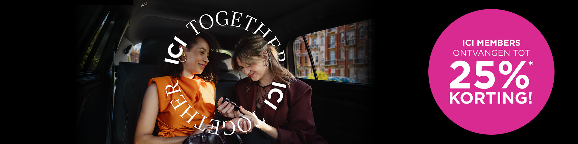 ICI Members ontvangen tot 25% korting! Log nu in