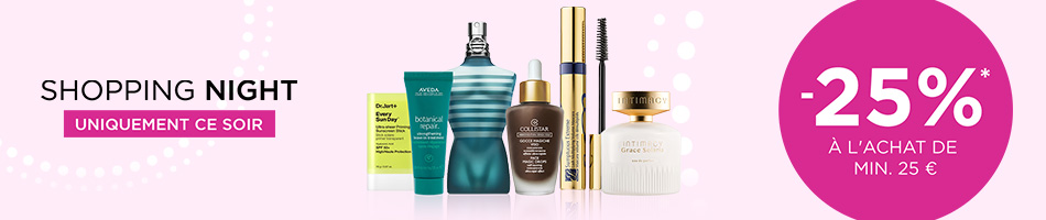 -25% à l'achat de 2 produits et -25% à l'achat de 3 produits*