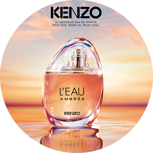 L’EAU AMBREE, LA NOUVELLE FRAGRANCE DE KENZO