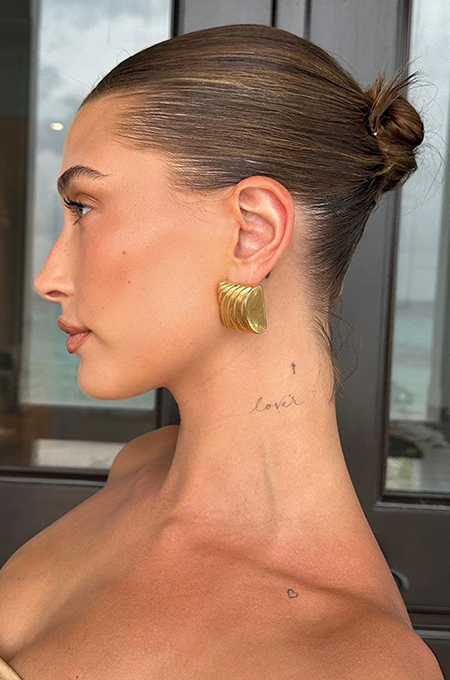 Sleek bun