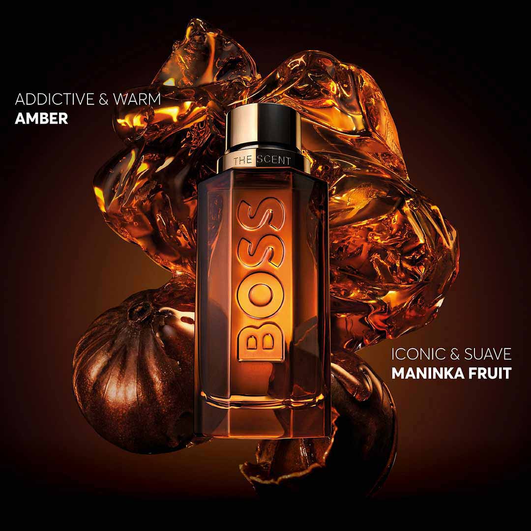 Boss The Scent - Addictive and Warm (Amber). Iconic and Suave (Maninka Fruit)