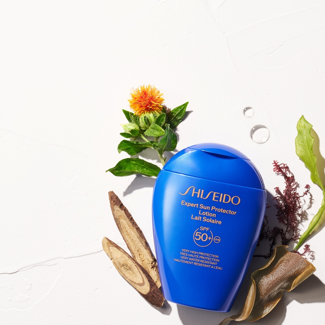 Suncare Lotion with Ingredients