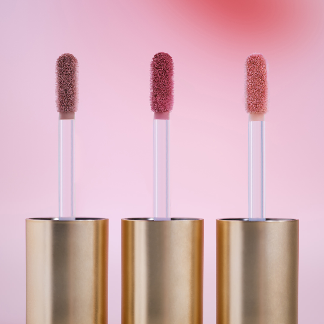 Three Sisley Color Cloud applicators with different shades