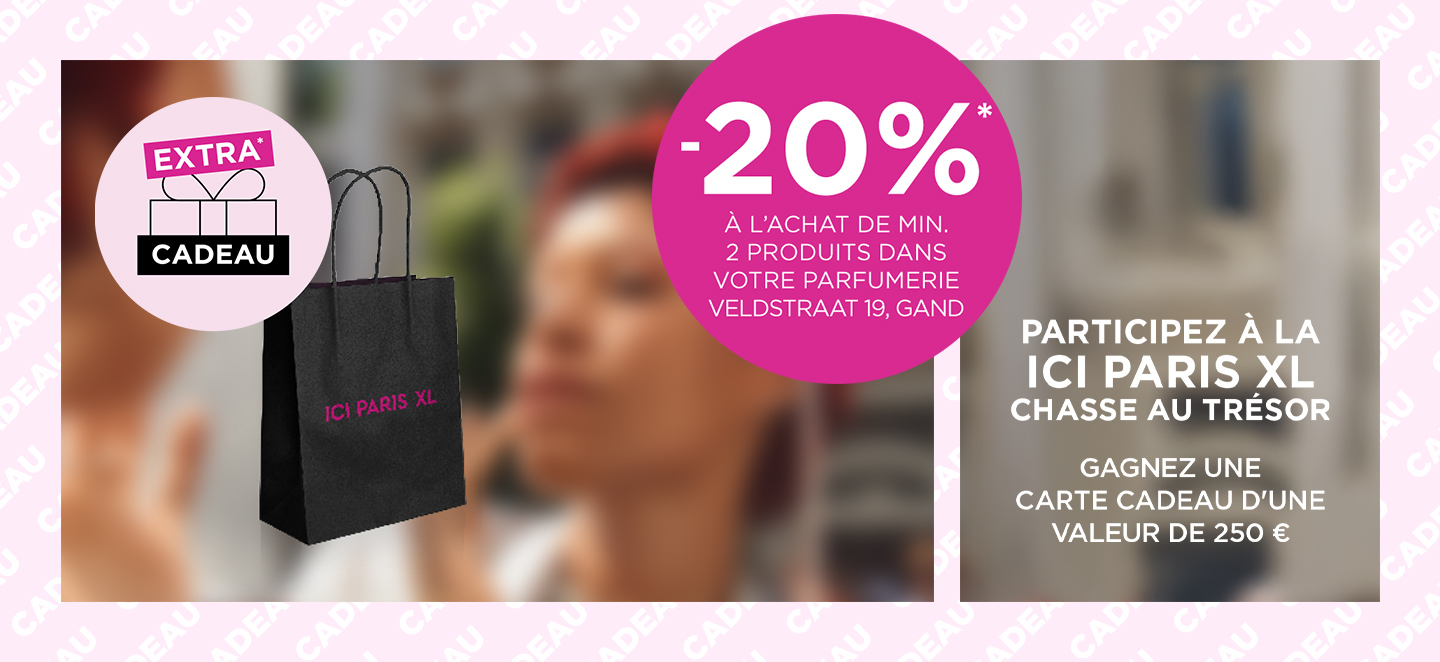 Profitez de -20% à l'achat de min. 2 produits dans votre parfumerie Veldstraat 19, Gand*