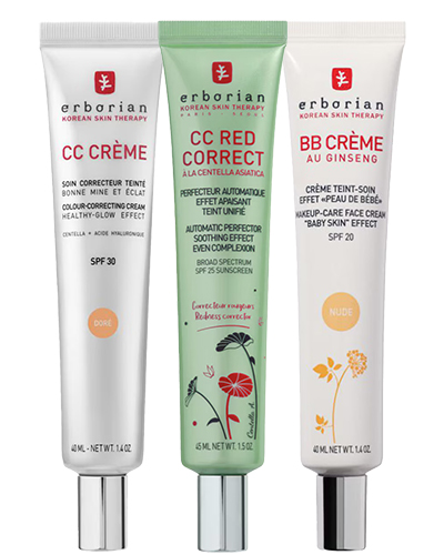 TOP DEAL op alle Erborian BB en CC Creams 40 en 45 ml