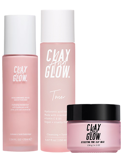 1+1 gratis op geselecteerde Clay And Glow producten
