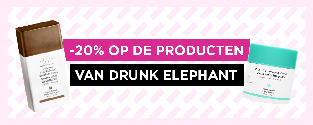 -20% on the products of Drunk Elephant