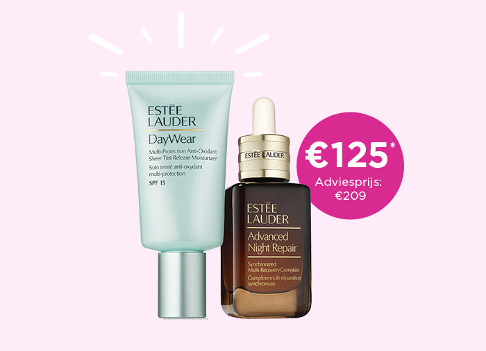 Bundle deal Estée Lauder: old price €189, new price €115