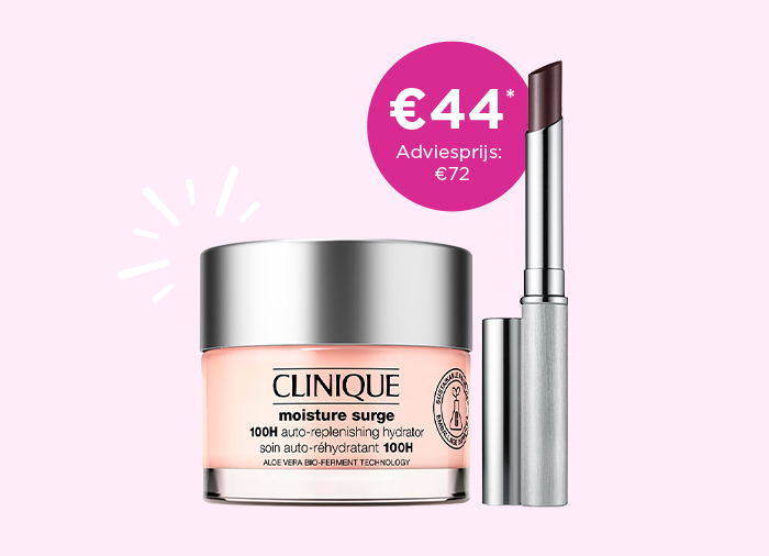 Bundle deal Clinique: old price €72, new price €44