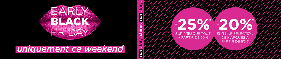 EARLY BLACK FRIDAY: jusqu'à -25% sur presque tout à partir de 50 €*