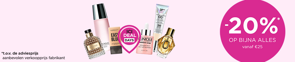 opvallend lage prijzen op exclusieve ICI DEALS én  -20%* op bijna alles