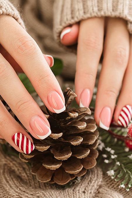 Ongles festifs avec style