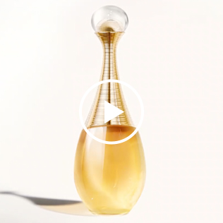 Video waarin het nieuwe silhouet van J'adore intense wordt gepresenteerd.